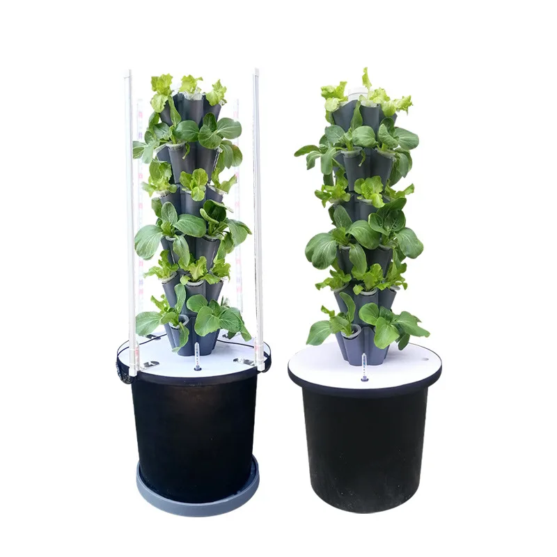 Hydroponic Tower Planter - Home vertical hydroponic tower intelligent vegetable