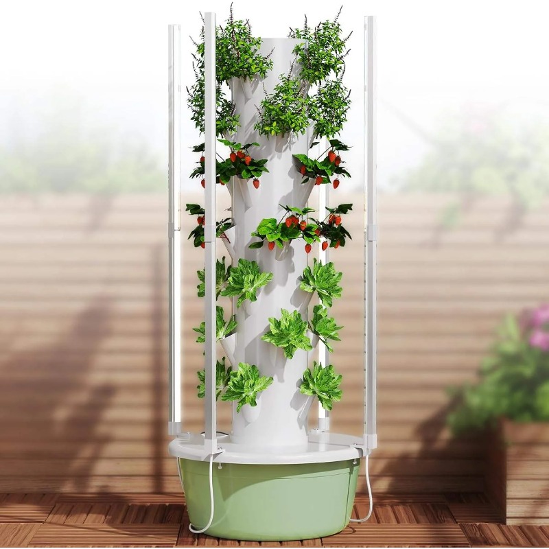 Hydroponic Growing Kit System  - Hydroponic Tower Planter ulasan dan harga