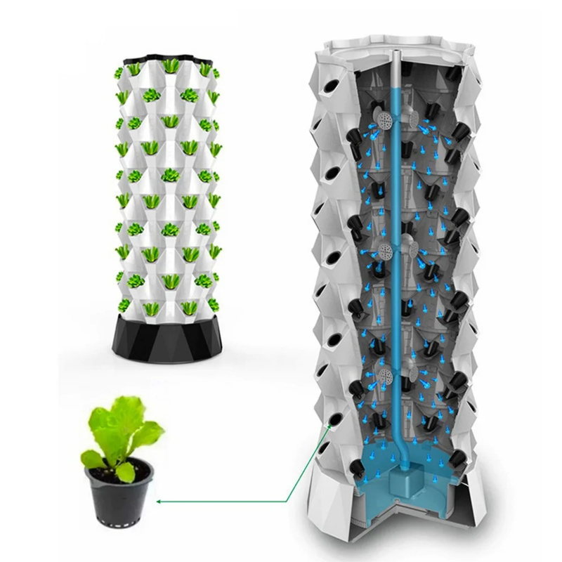 Vertical Grow Tower, Pineapple - Hydroponic Tower Planter ulasan dan harga