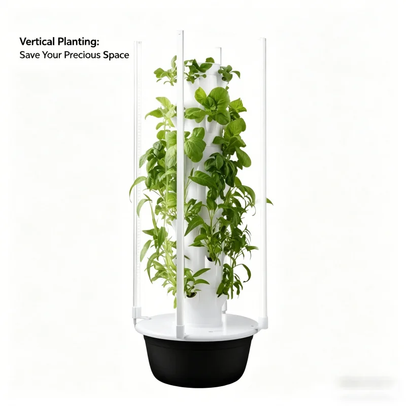 5-Layer Spacetree Hydroponic T - Hydroponic Tower Planter ulasan dan harga