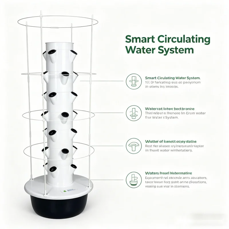 Spacetree Vertical Hydroponic  - Hydroponic Tower Planter ulasan dan harga