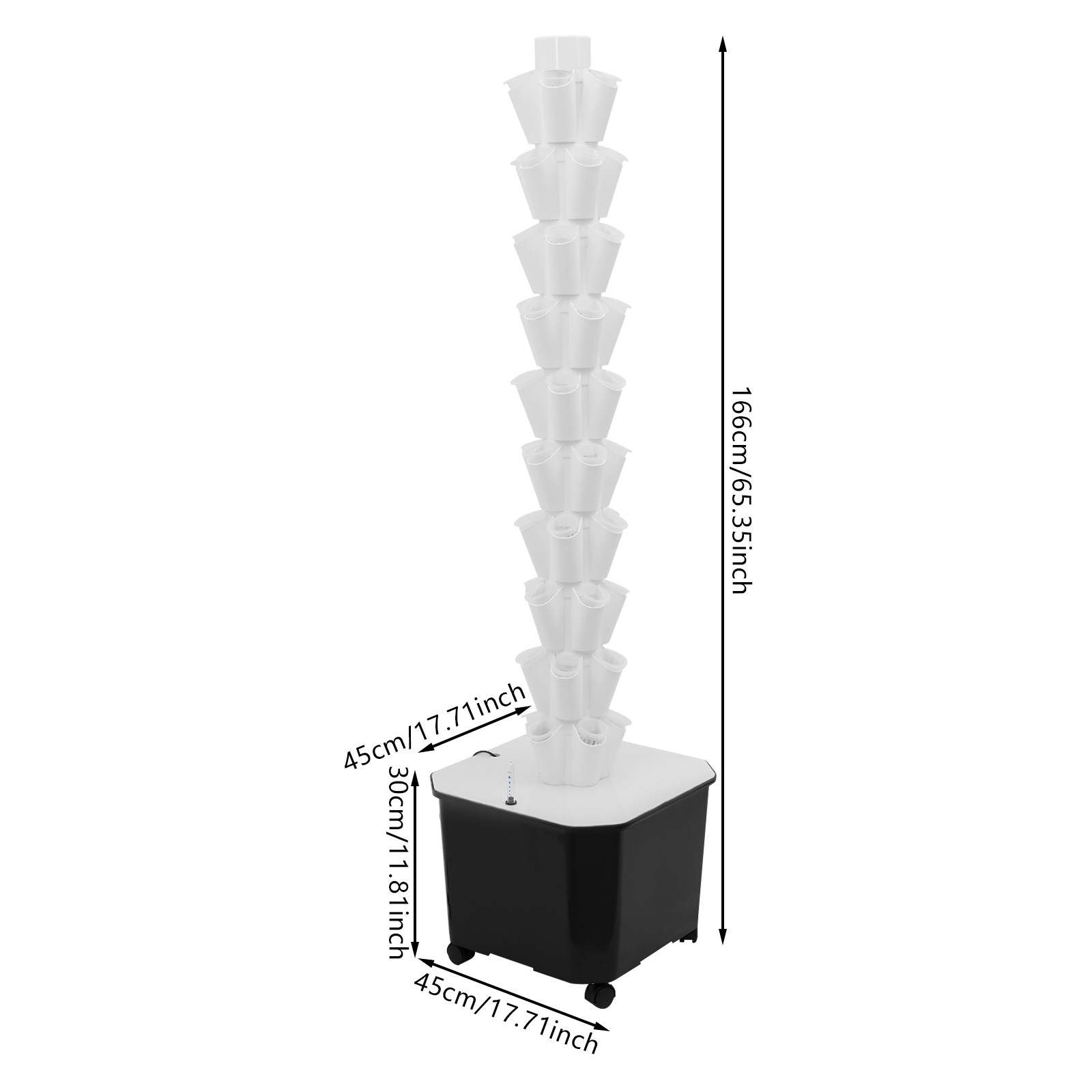 Hydroponic Growing System 10 L - Hydroponic Tower Planter ulasan dan harga