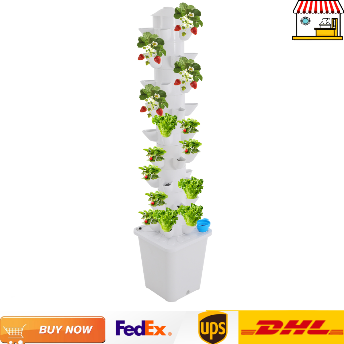 45-Holes Hydroponic Garden Ver - Hydroponic Tower Planter ulasan dan harga