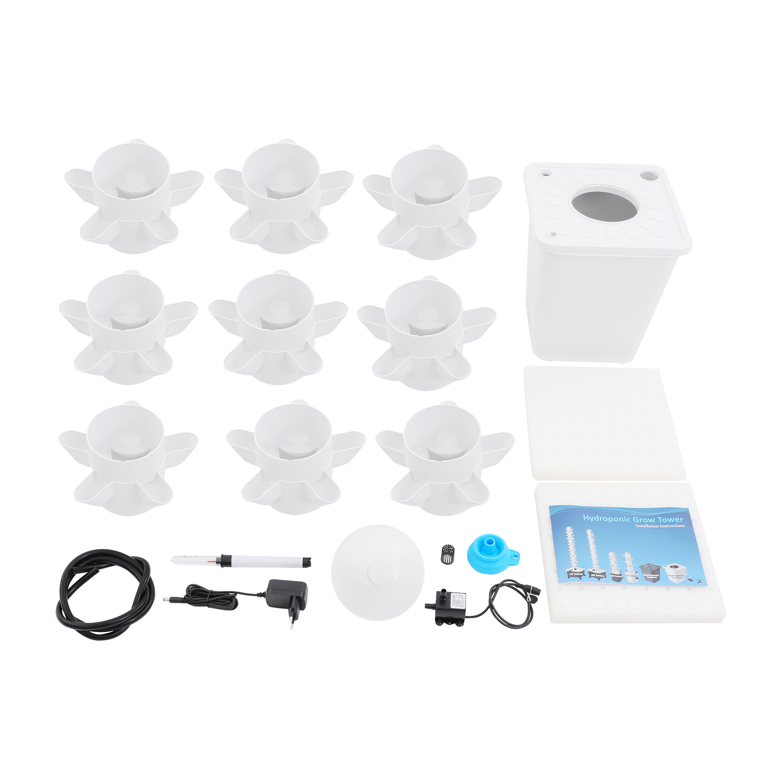 45-Holes Hydroponic Garden Ver - Hydroponic Tower Planter ulasan dan harga