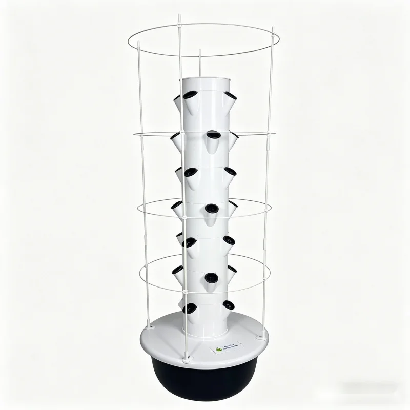 9 Layer Aeroponic Hydroponic V - Hydroponic Tower Planter ulasan dan harga