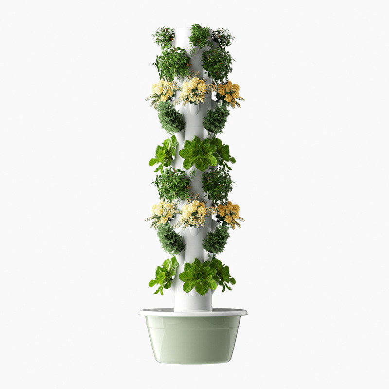 Vertical hydroponic tower Home - Hydroponic Tower Planter ulasan dan harga