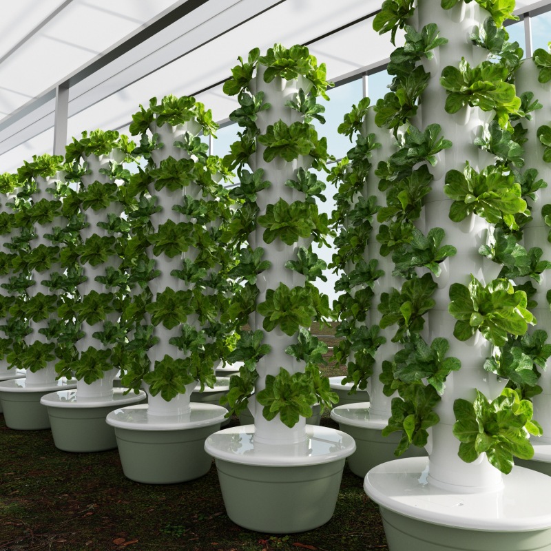 Vertical hydroponic tower Home - Hydroponic Tower Planter ulasan dan harga