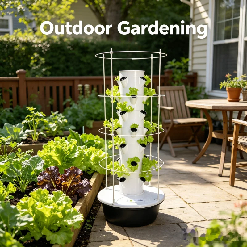 Smart Vertical Hydroponic Towe - Hydroponic Tower Planter ulasan dan harga