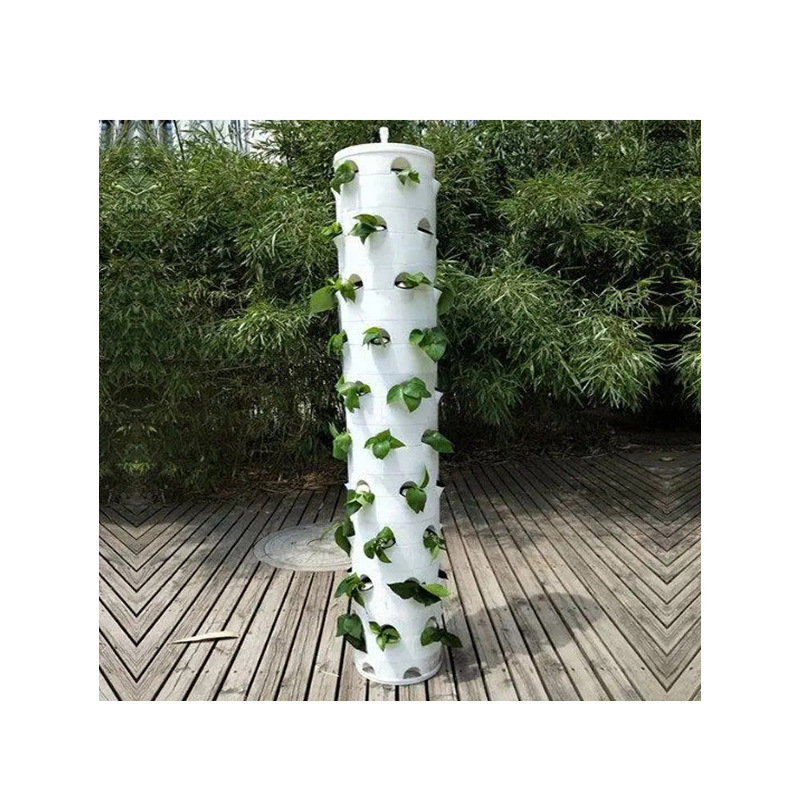 Rotating hydroponic tower, soi - Hydroponic Tower Planter ulasan dan harga