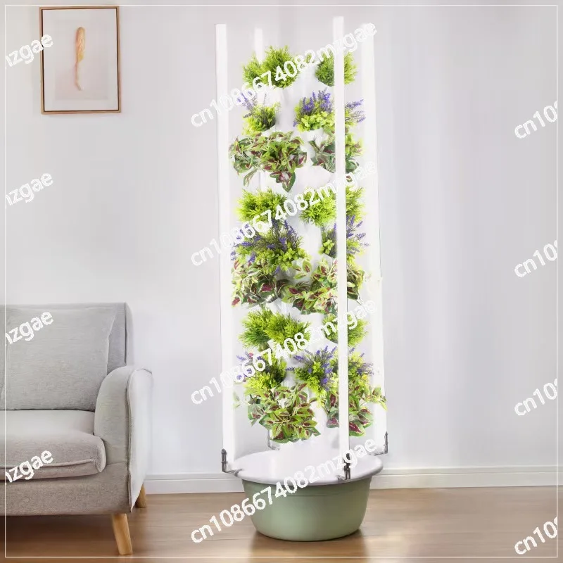 Hydroponic Tower with LED Grow - Hydroponic Tower Planter ulasan dan harga