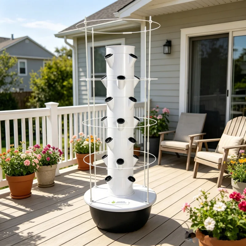 5 Layer Spacetree Vertical Hyd - Hydroponic Tower Planter ulasan dan harga