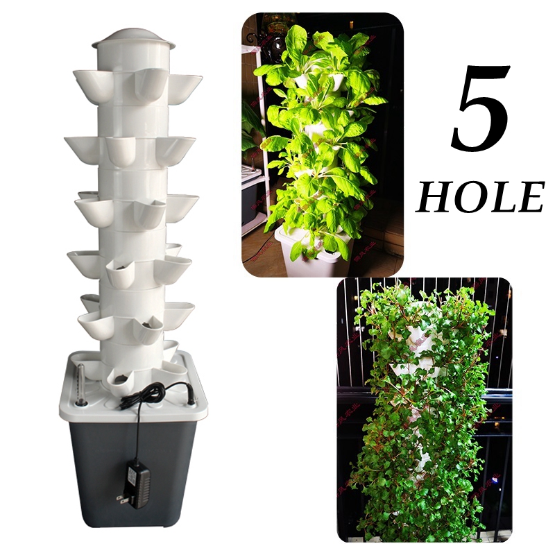 Vertical Hydroponic Tower Gree - Hydroponic Tower Planter ulasan dan harga