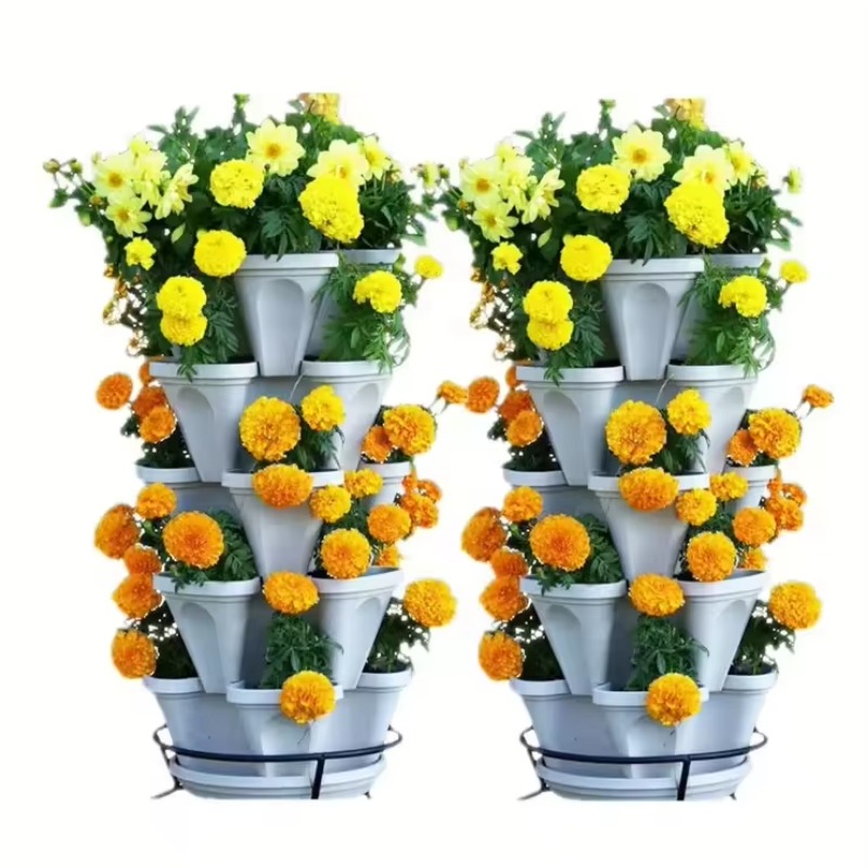 5-tier Self Watering Stacking  - Hydroponic Tower Planter ulasan dan harga