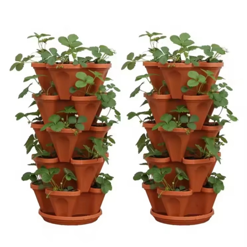 5-tier Self Watering Stacking  - Hydroponic Tower Planter ulasan dan harga