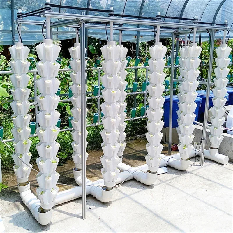 Greenhouse Garden Soilless Cul - Hydroponic Tower Planter ulasan dan harga