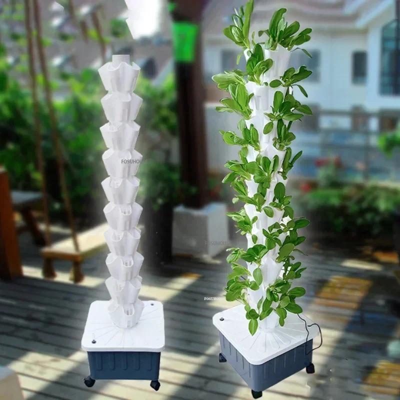 Greenhouse Garden Soilless Cul - Hydroponic Tower Planter ulasan dan harga