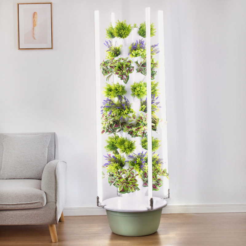With Led Grow Light Space Tree - Hydroponic Tower Planter ulasan dan harga