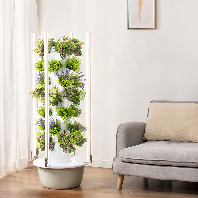 With Led Grow Light Space Tree - Hydroponic Tower Planter ulasan dan harga