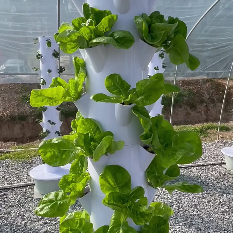 With Led Grow Light Space Tree - Hydroponic Tower Planter ulasan dan harga