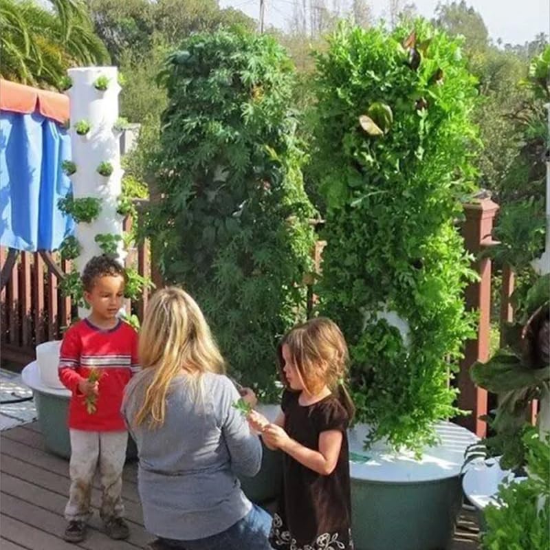 Vertical Hydroponic Grow Tower - Hydroponic Tower Planter ulasan dan harga